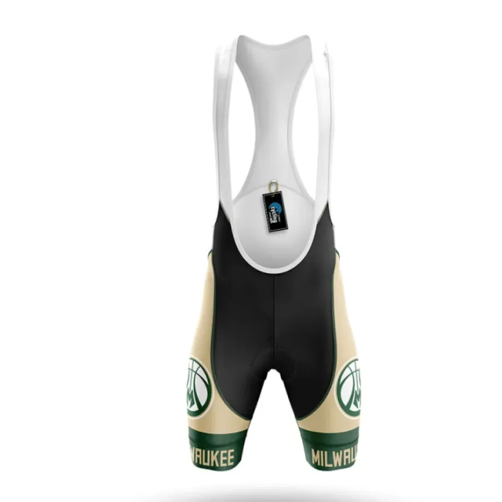 Bucks Cycling Bibs Comfortable Black/Gold/White