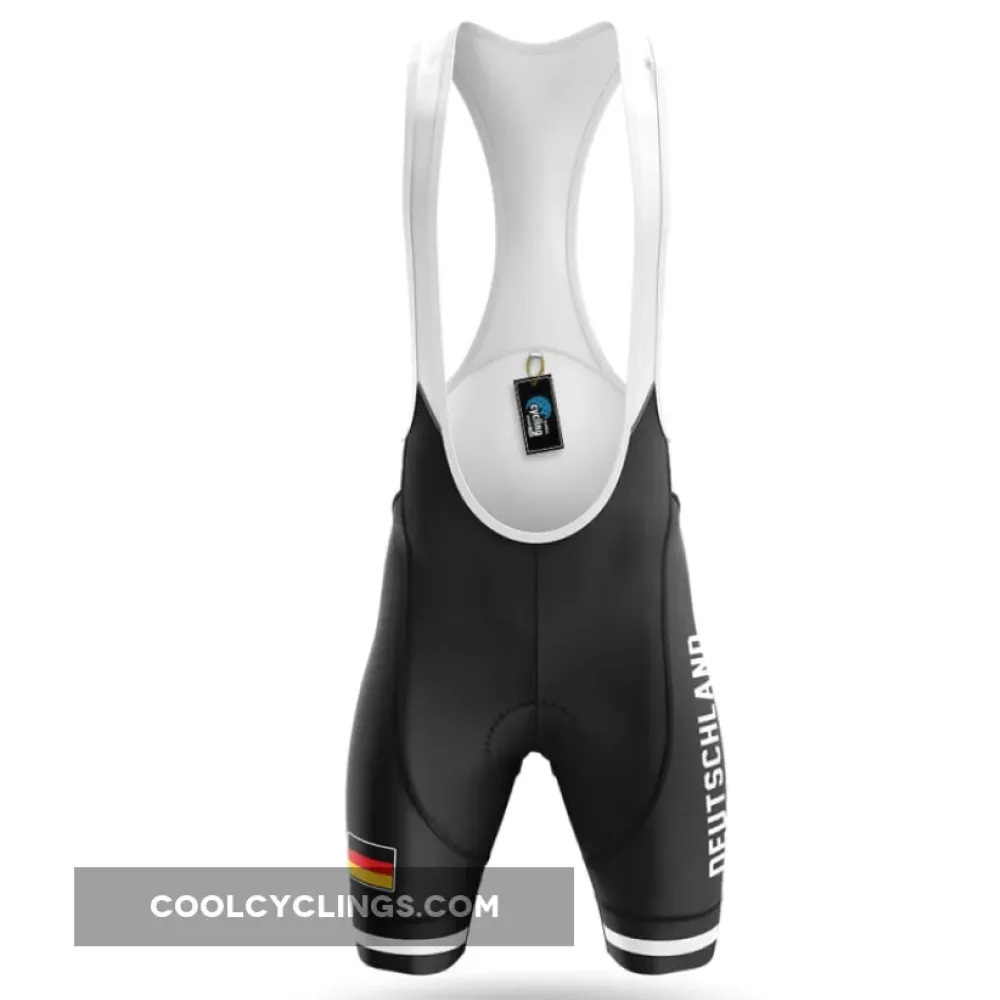 Cycling Bibs Deutschland S5 Black/White/German Flag