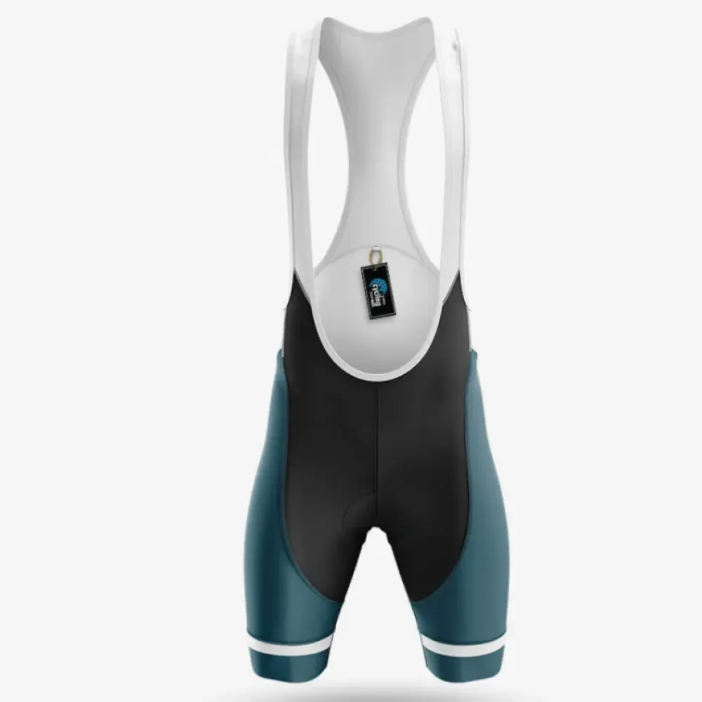 Cycling Bibs Naughty Santa Claus White/Teal/Black