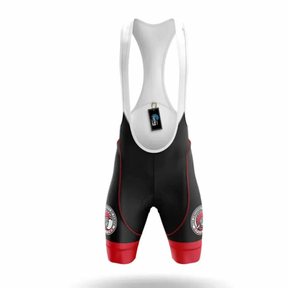 University of Tampa Cycling Bibs Comfortable Black/Red/White