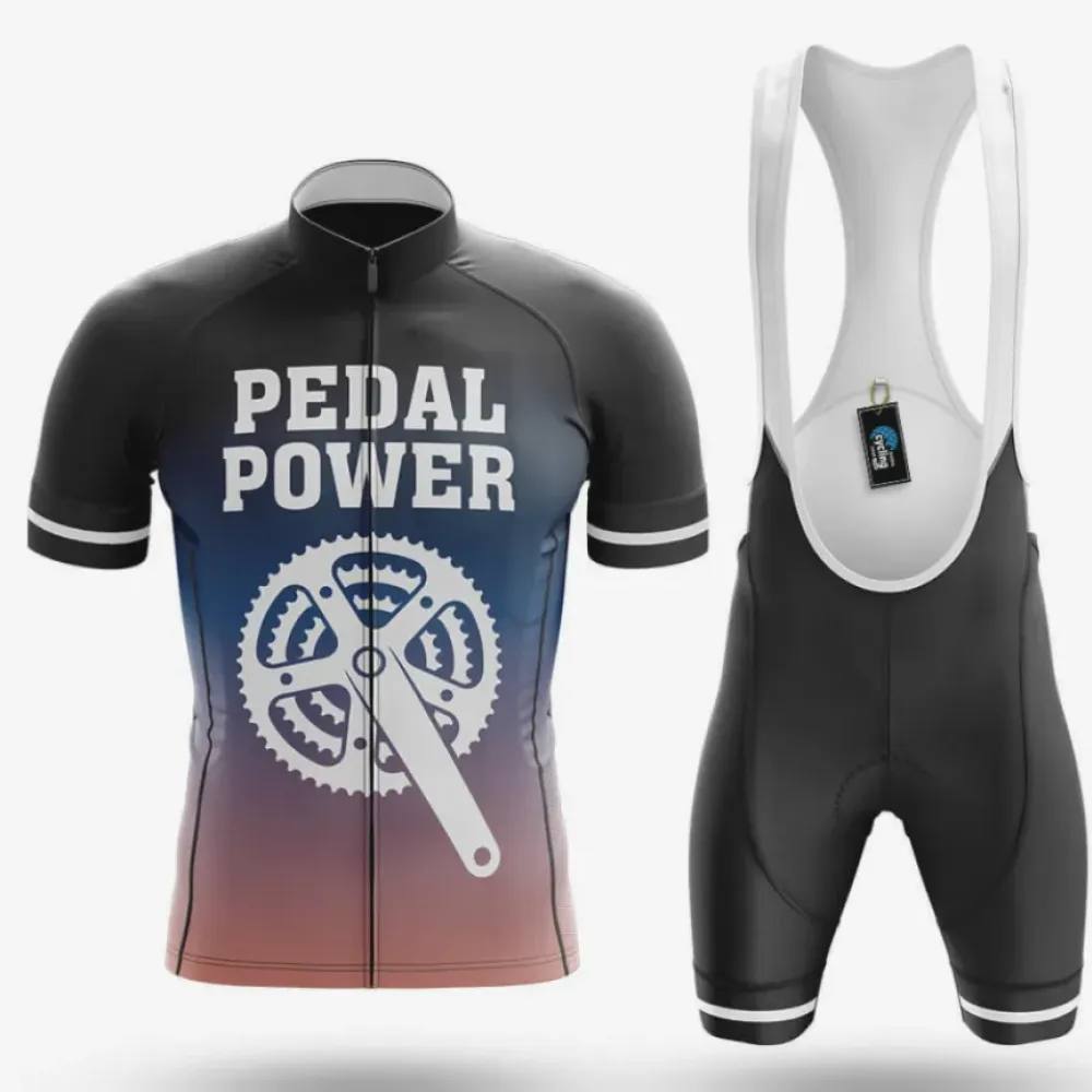 Pedal Power V6 Cycling Kit Black/Red/Purple