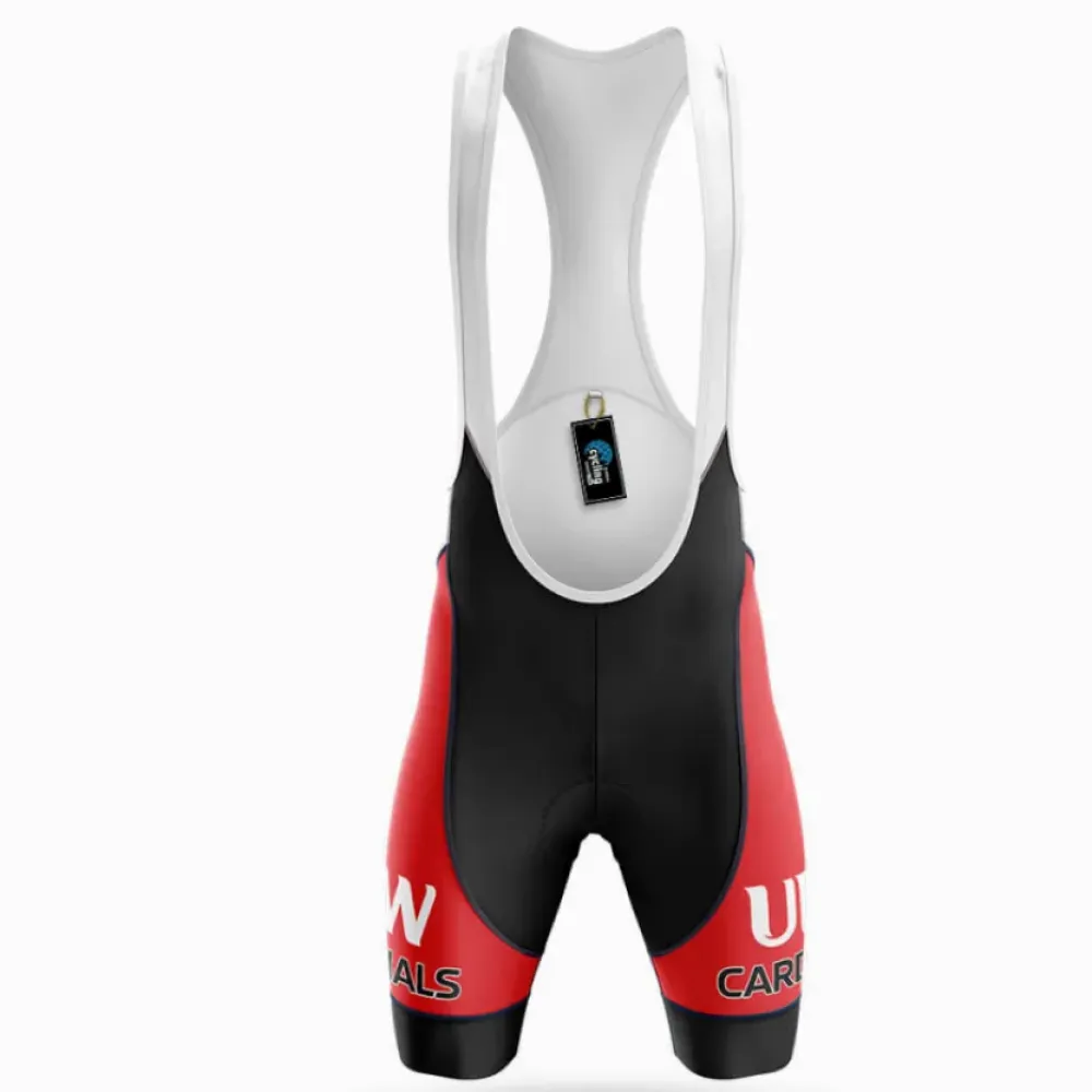 Cardinals Cycling Bibs Breathable Black/Red/White