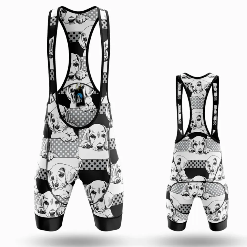 Cycling Bibs Beagle Black/White/Grey