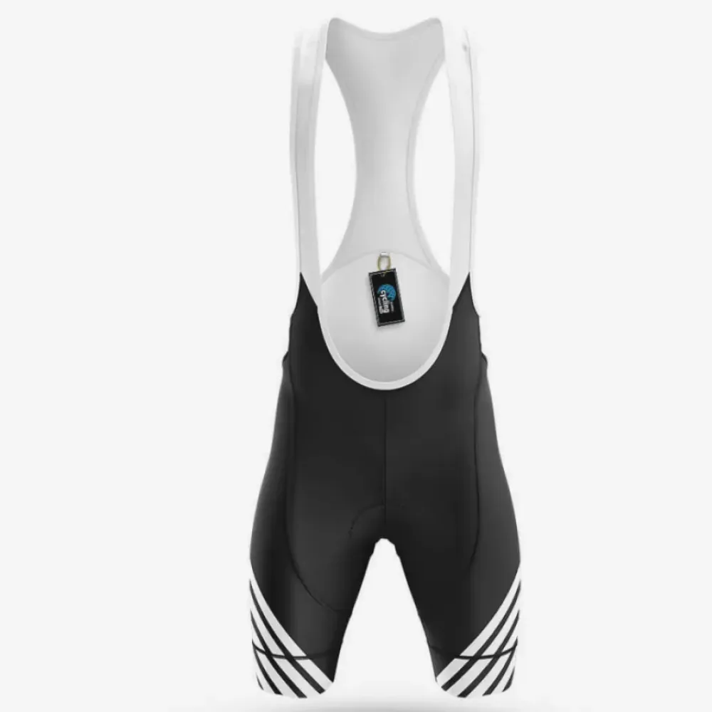 USA Drinking Team Cycling Bibs Black/White/Gray