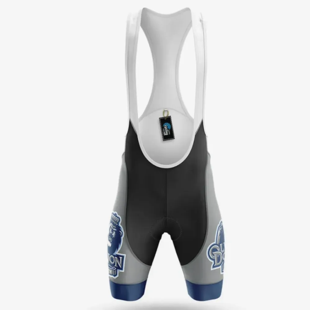 Old Dominion University Cycling Bibs Ver.2 Performance Fit Gray/Blue/White