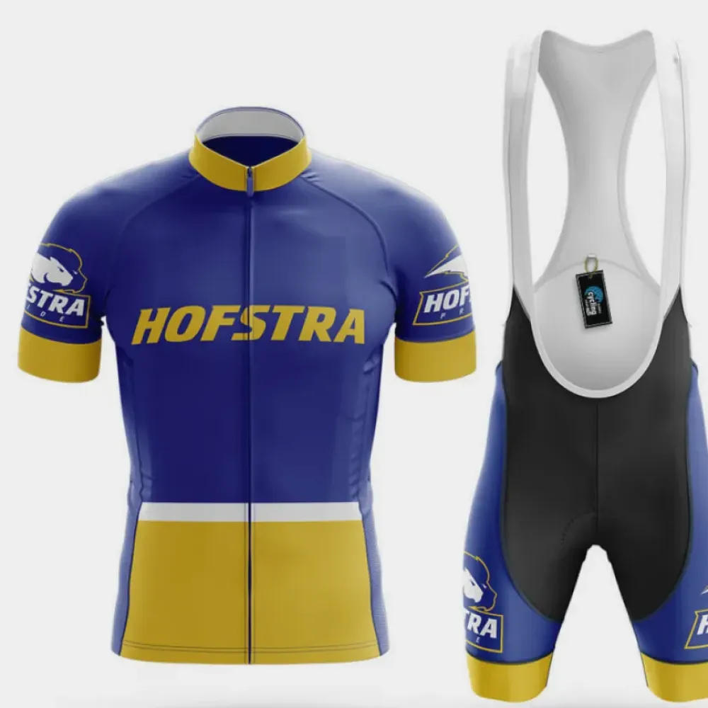 Hofstra Cycling Kit Full Set Blue/Yellow/White