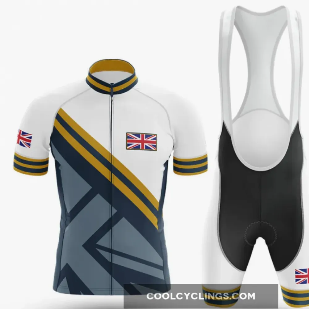 United Kingdom V15 Cycling Kit Union Jack Navy/Yellow/White