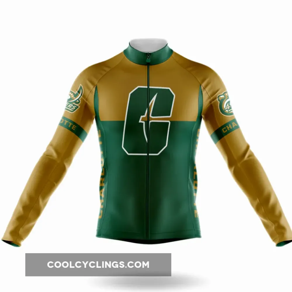 Charlotte Long Sleeve Cycling Jersey University Green/Yellow/Black