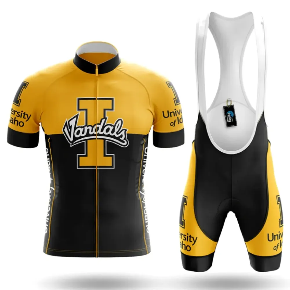 University of Idaho Cycling Kit Full Set Ver.2 Vandals Yellow/Black/Gold