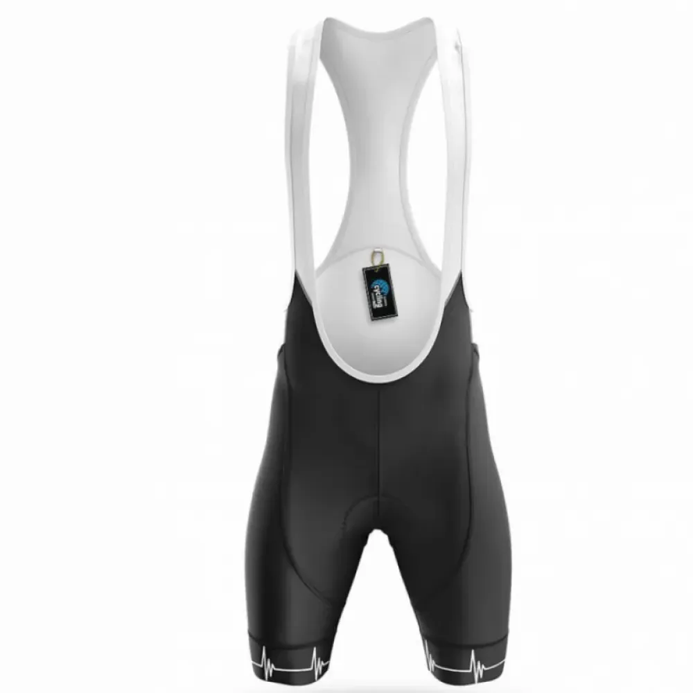 Cycling Heartbeat Bibs Black/White/Grey