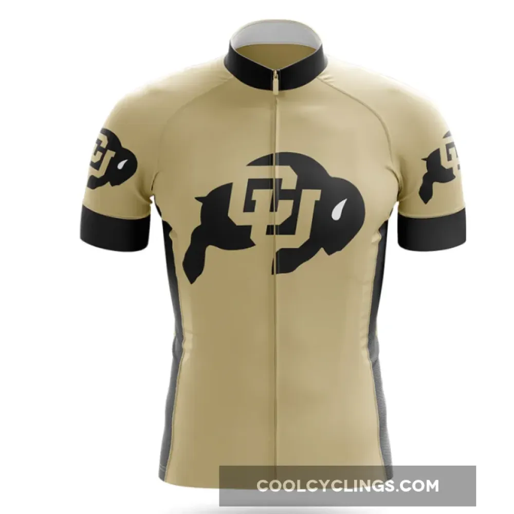 CU Buffs Cycling Jersey Gold/Black/Silver