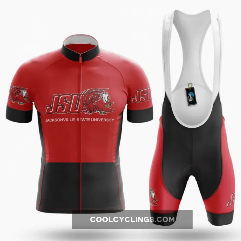 Jacksonville Gamecocks Cycling Kit Full Set Red/Black/White
