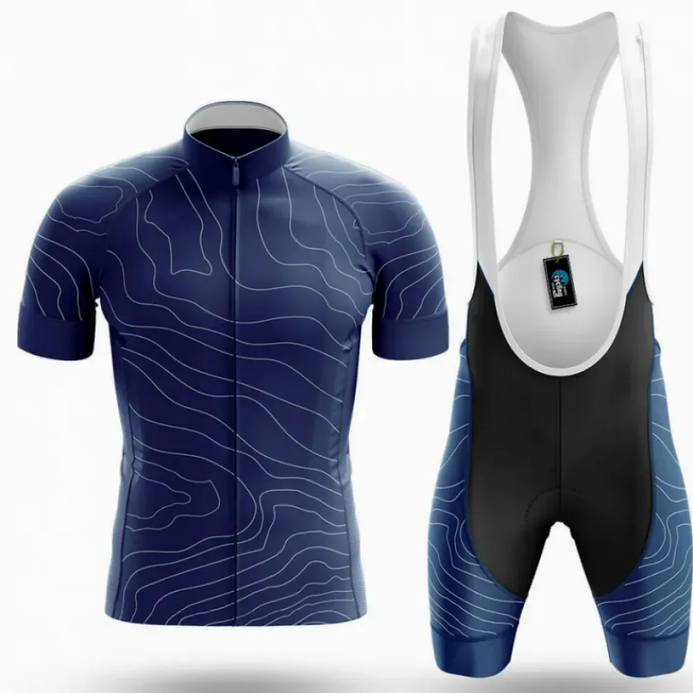 Cycling Kit Navy Blue Navy/White/Blue