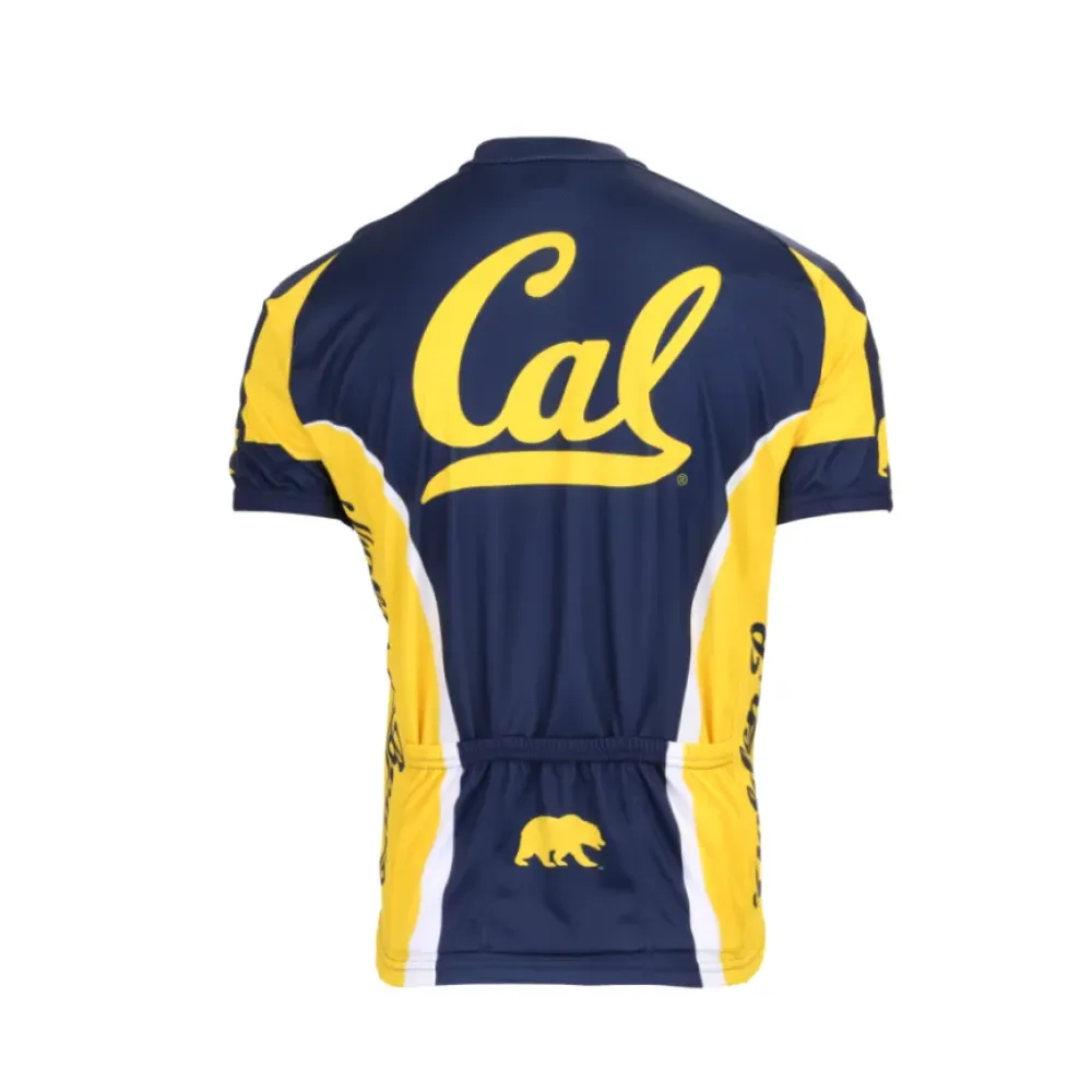 Adrenaline Cal Berkeley Men's Cycling Jersey Navy/Yellow