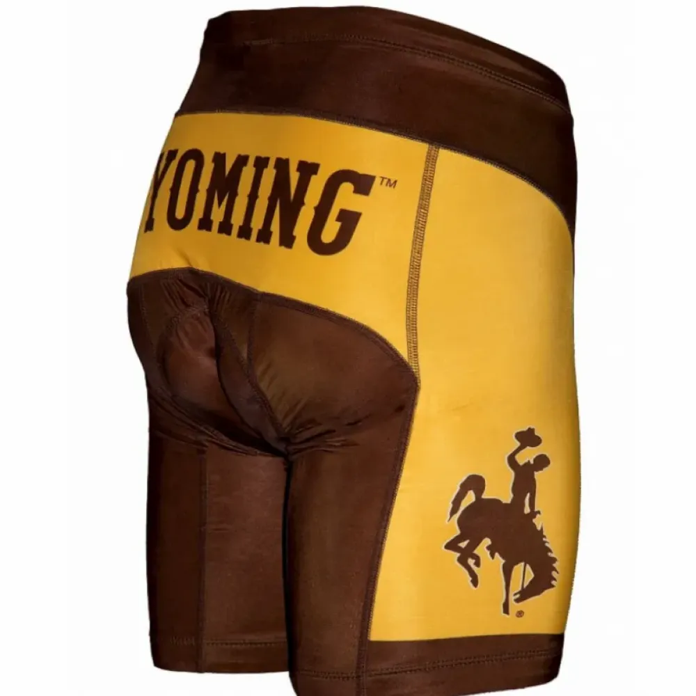 Wyoming Cycling Shorts  Vibrant Athleisure Brown/Yellow