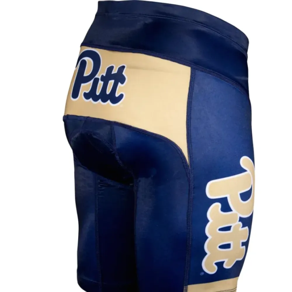 Pitt Cycling Shorts College Team Jersey Bike Navy/Gold