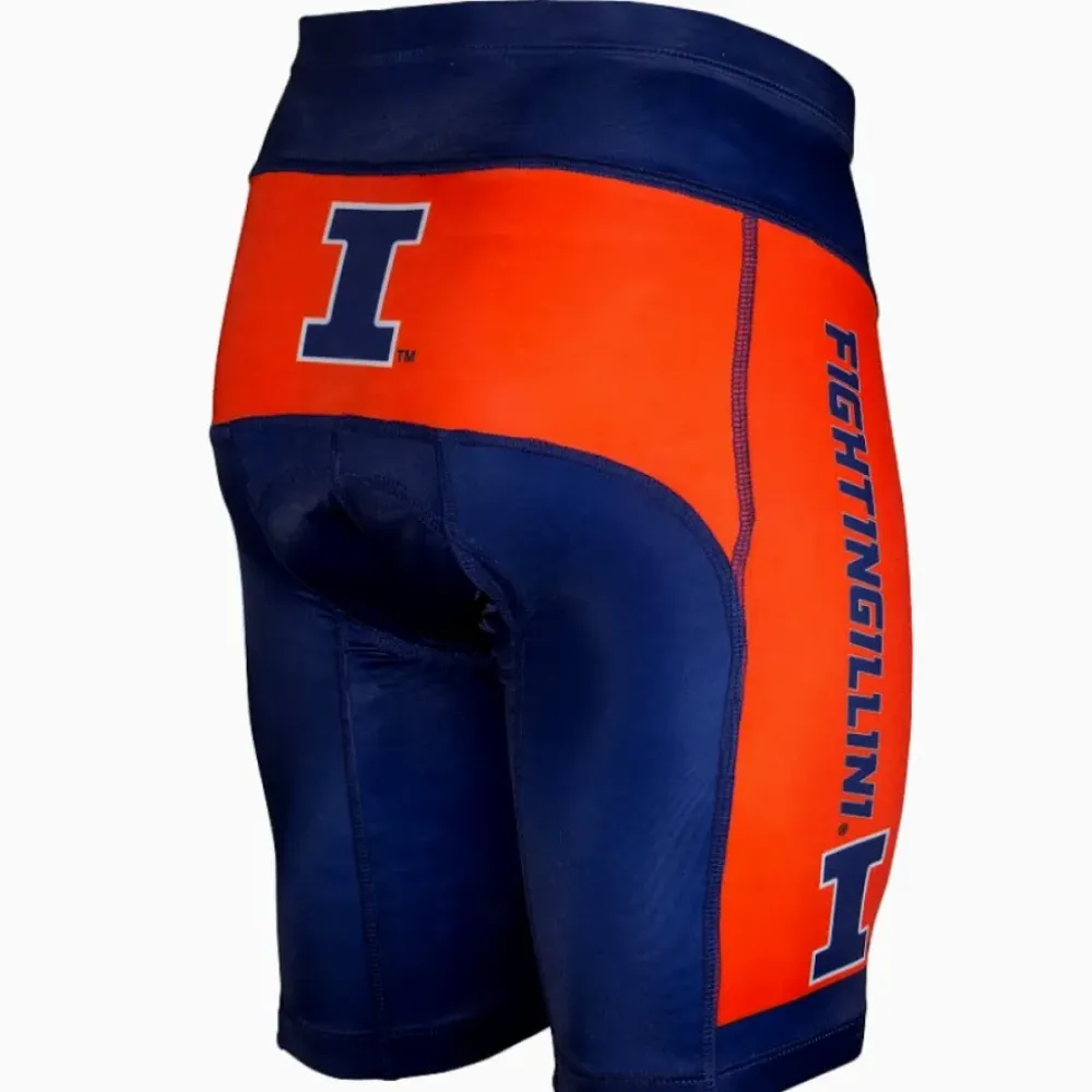 Illinois Cycling Shorts College Navy/Orange
