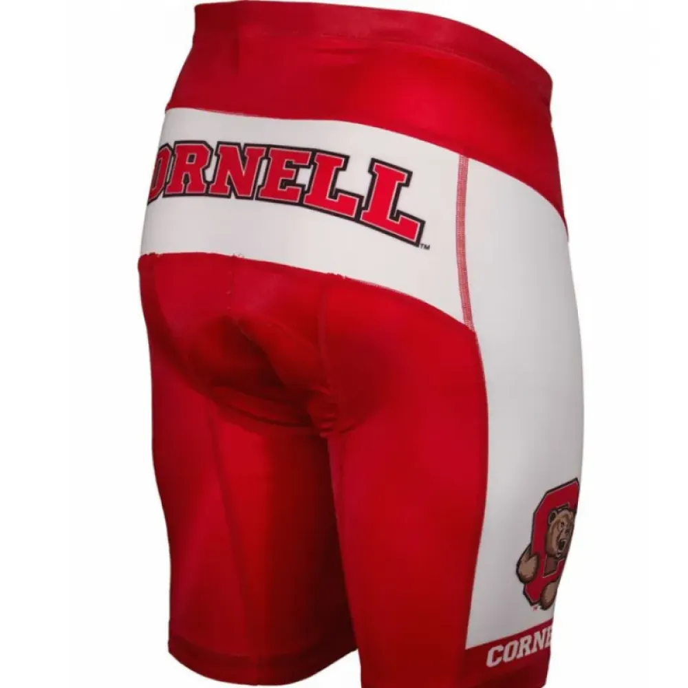 Cornell Cycling Shorts College Red/White