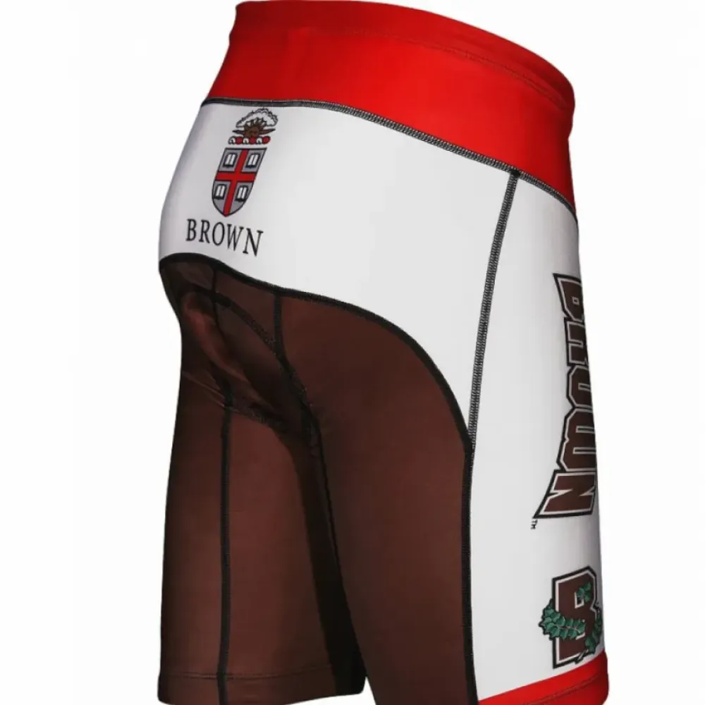 Brown University Cycling Shorts College Red/White/Brown