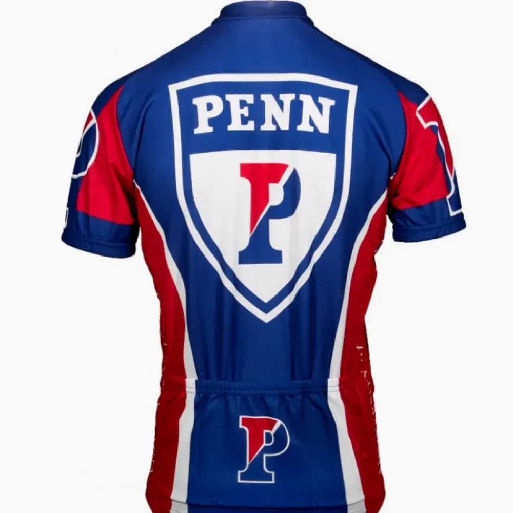 Adrenaline University of Pennsylvania Performance Jersey Moisture-wicking Blue/Red/White