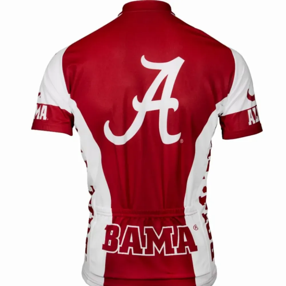 Alabama Men's Cycling Jersey - Crimson/White