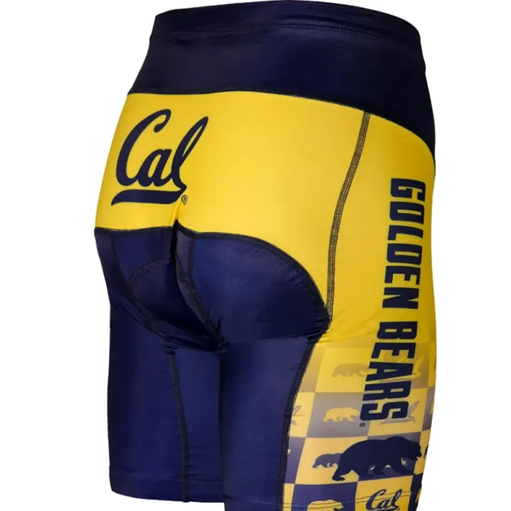 Cal Berkeley Cycling Shorts Navy/Yellow/Gold