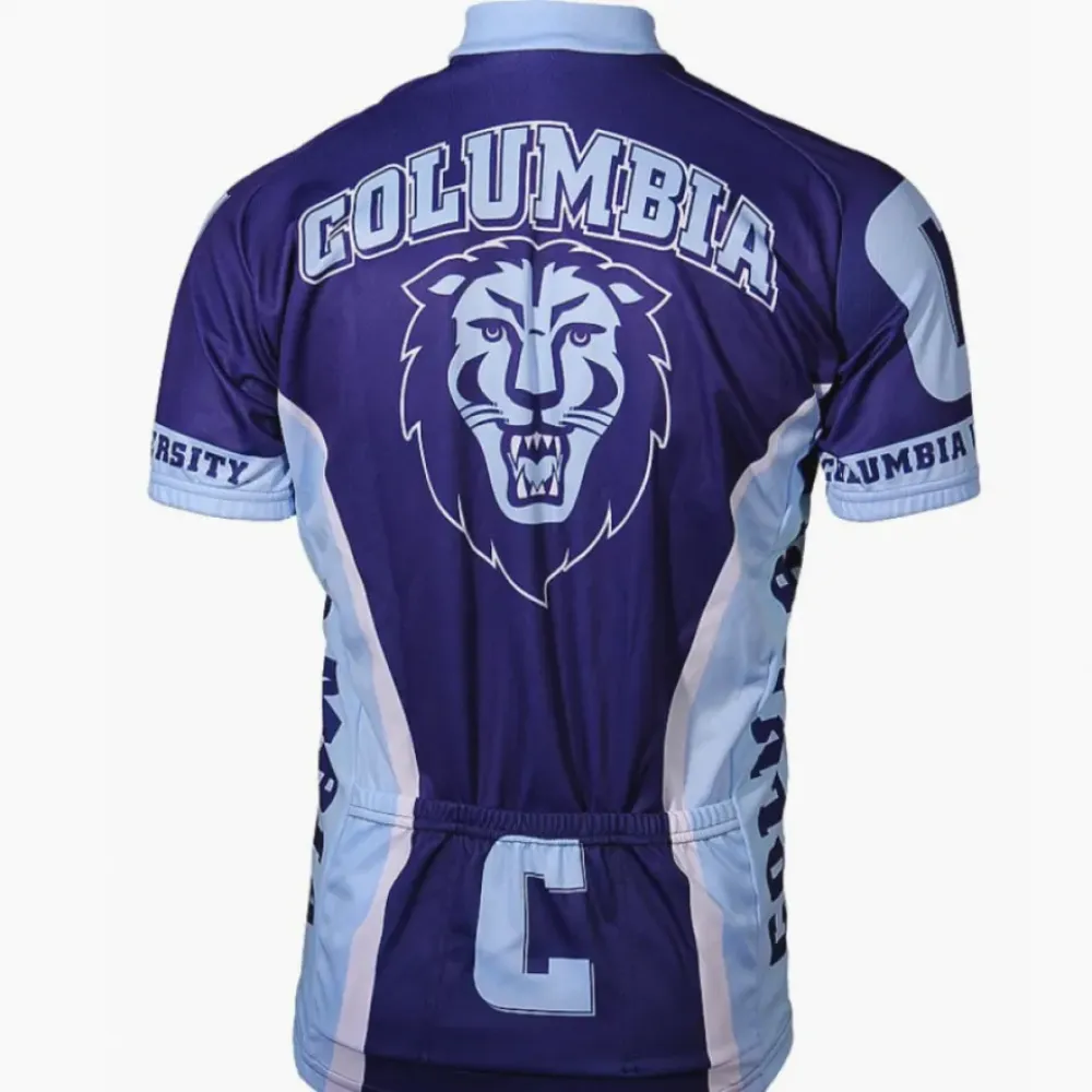 Columbia University Cycling Jersey - Navy/White/Grey