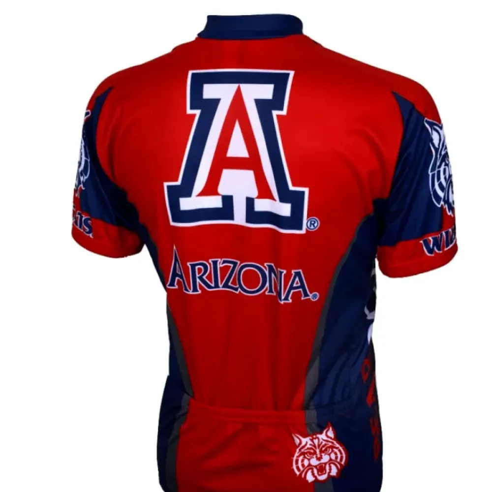 Arizona Wildcats Men's Cycling Jersey/Red/Navy