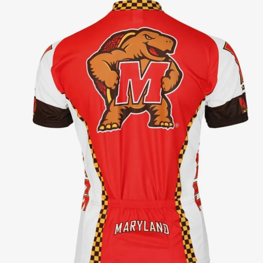 Adrenaline Maryland Mens Cycling Jersey/Red/White/Gold