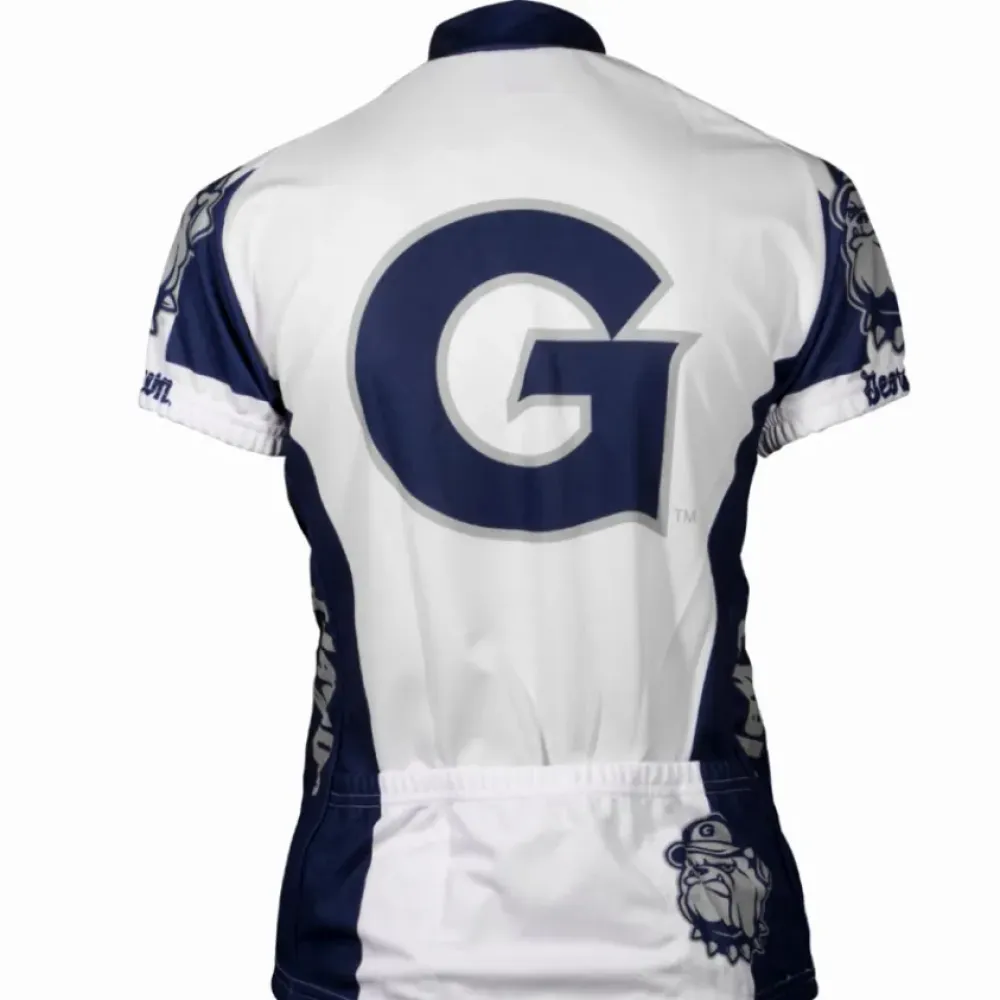 Georgetown Ladies Road Cycling Jersey - Adrenaline Promotional Top White/Navy