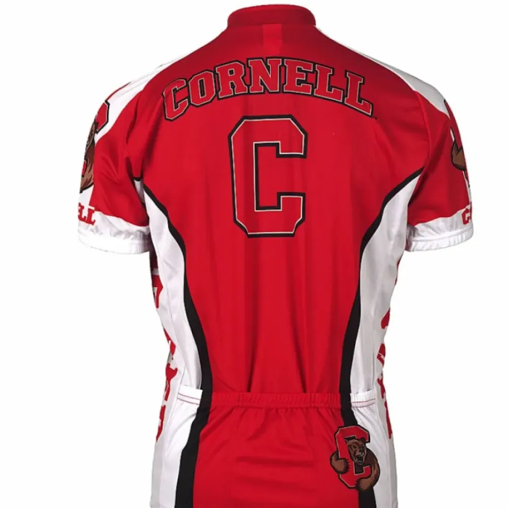 Cornell Cycling Jersey Red/White/Black