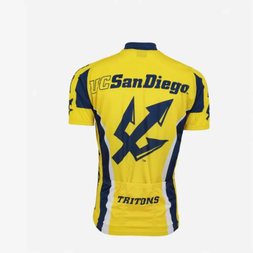 UC San Diego Tritons Cycling Jersey Blue/Yellow