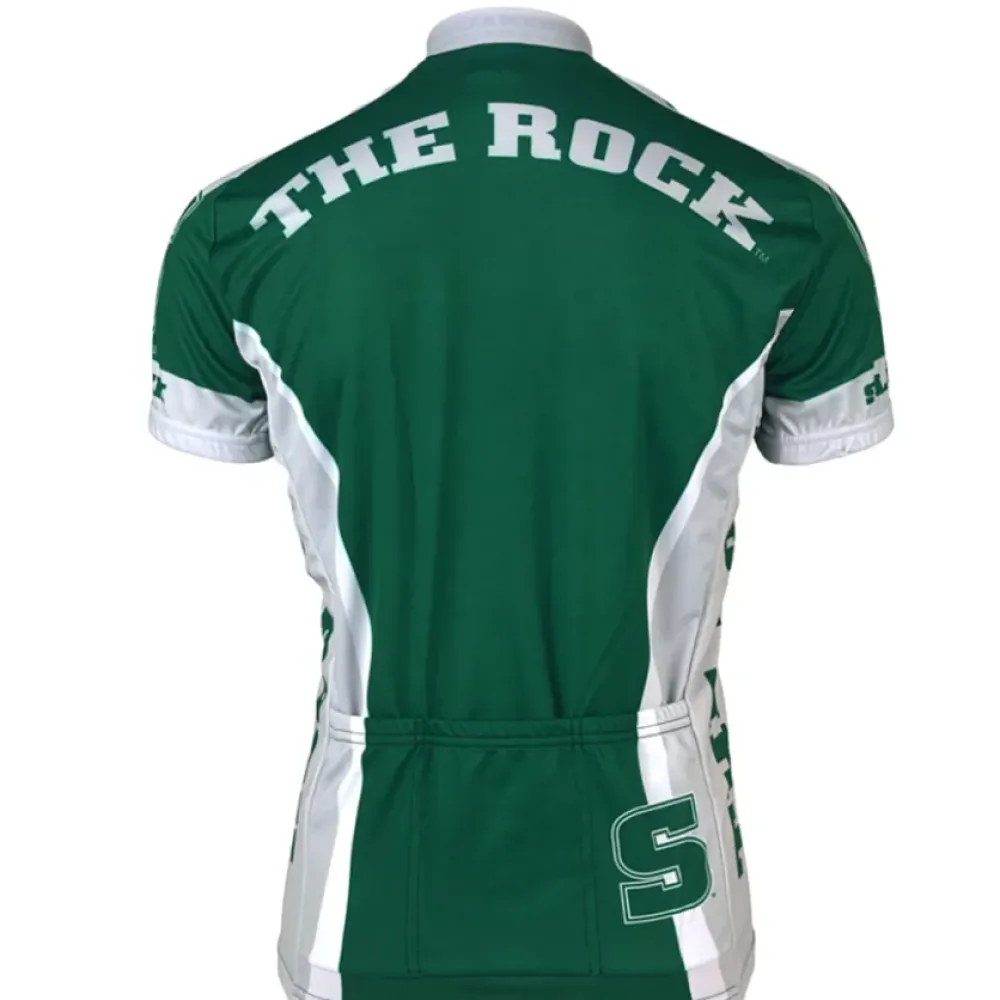 Slippery Rock University Cycling Jersey Green/White