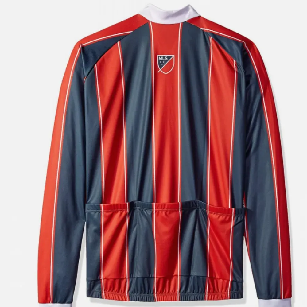 Vonixx Toronto FC Long Sleeve Cycling Jersey Red/Navy/White