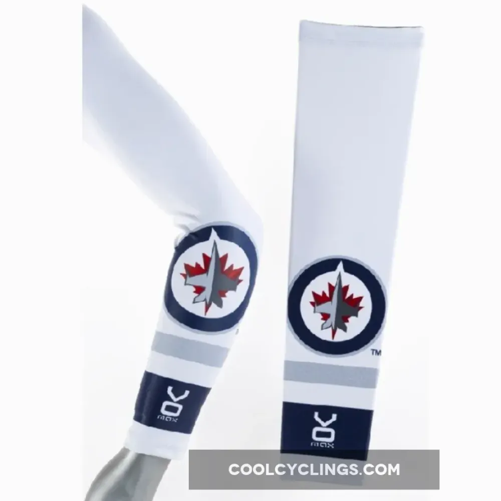 Winnipeg Jets Cycling Kit - Jersey/Arm Warmers/Bib Shorts/White/Navy/Red
