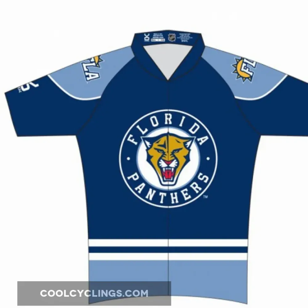 Florida Panthers Cycling Jersey Bib Shorts Arm Warmers