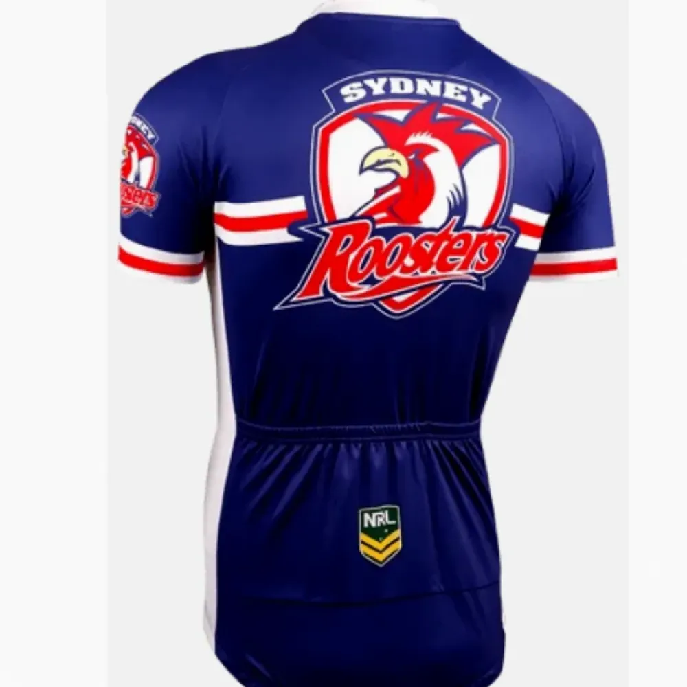 Sydney Roosters Short Sleeve Cycling Jersey/Blue/Red/White