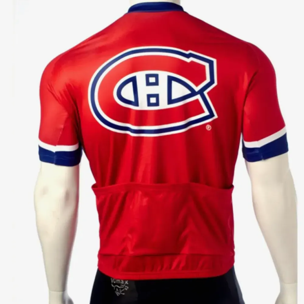 Montreal Canadiens Cycling Jersey Red/Blue/White