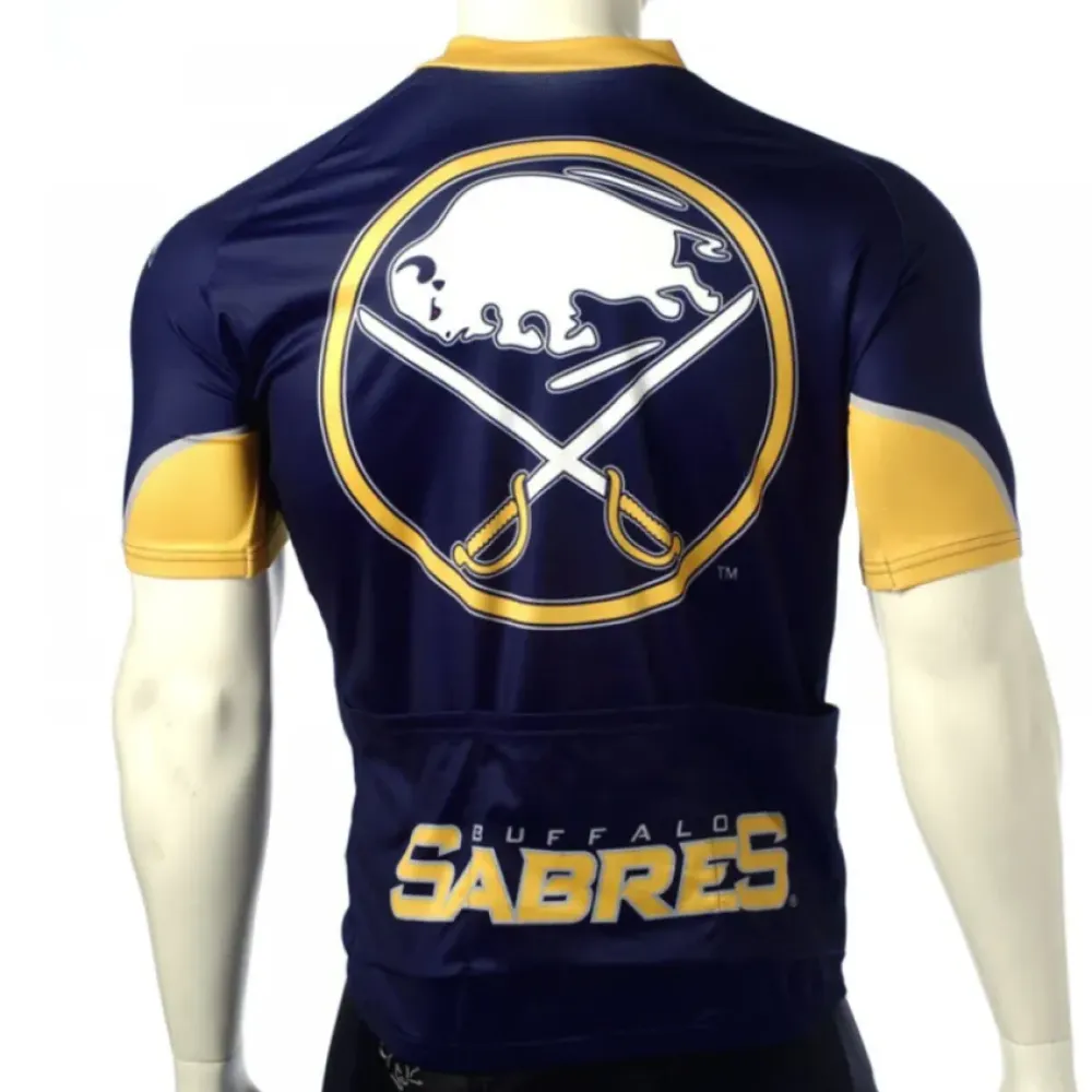 Buffalo Sabres Cycling Jersey/Navy/Gold/White