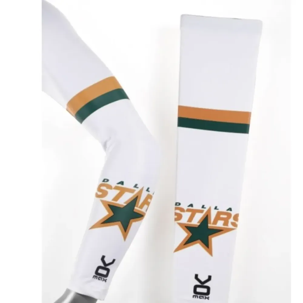 Dallas Stars Cycling Jersey Bib Shorts Arm Warmers White/Gold/Black