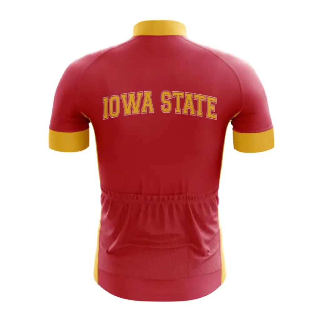 Iowa State Cycling Jersey RED/YELLOW
