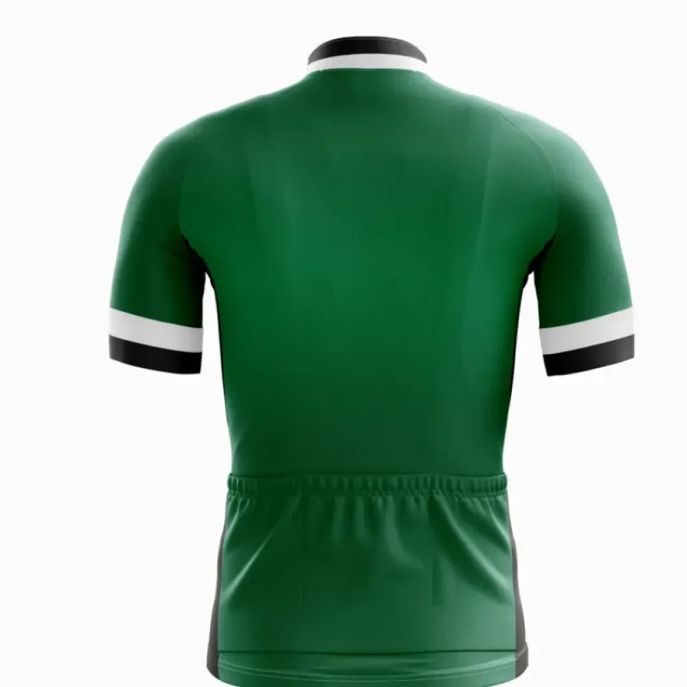 Boston Skyline Cycling Jersey/Green/Black/White