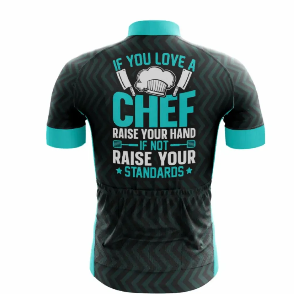 Chef's Pride Cycling Jersey/Teal/Black