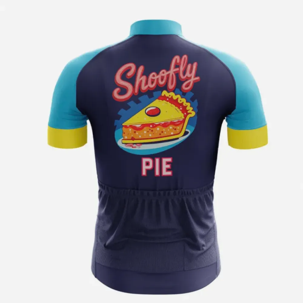 Shoofly Pie Cycling Jersey/Turquoise/Yellow