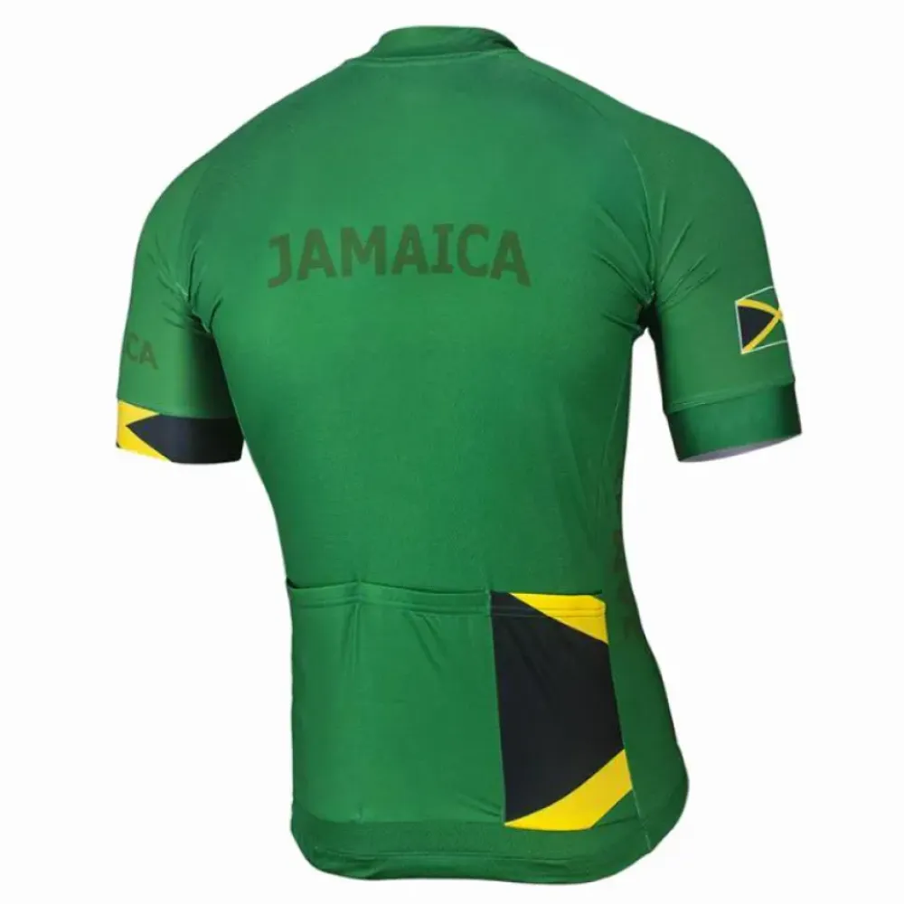 Jamaica National Icons Cycling Jersey - Exclusive Collection/Green/Yellow/Black
