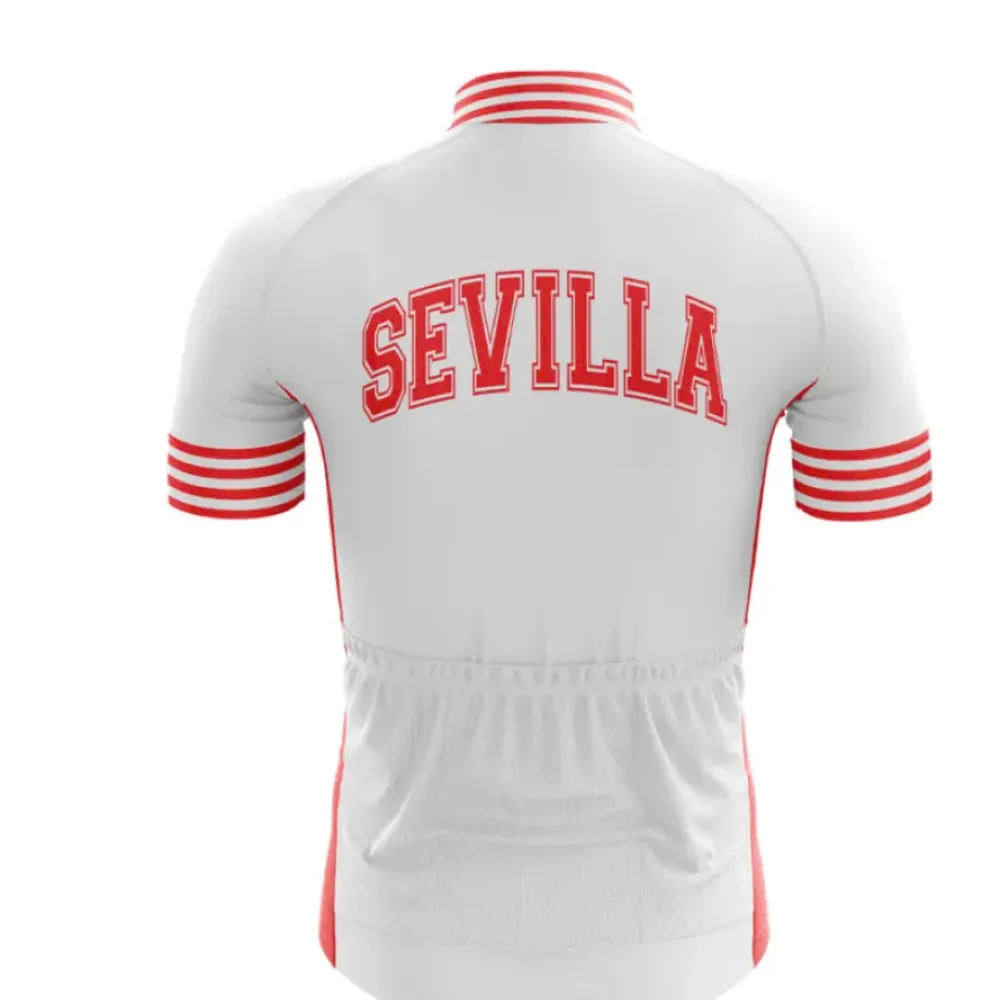 Sevilla Cycling Jersey White/Red