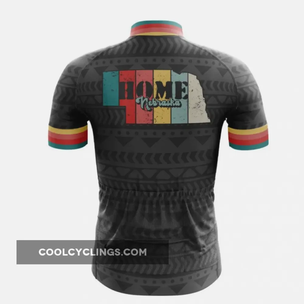 Nebraska Cornhusker Cycling Jersey - Black/Red/Gold