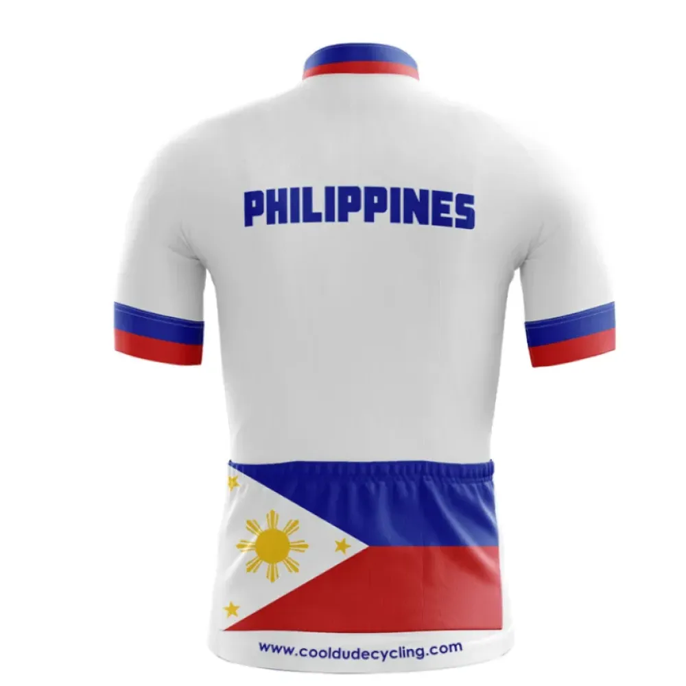 Philippines Cycling Jersey - Yellow/Red/Blue