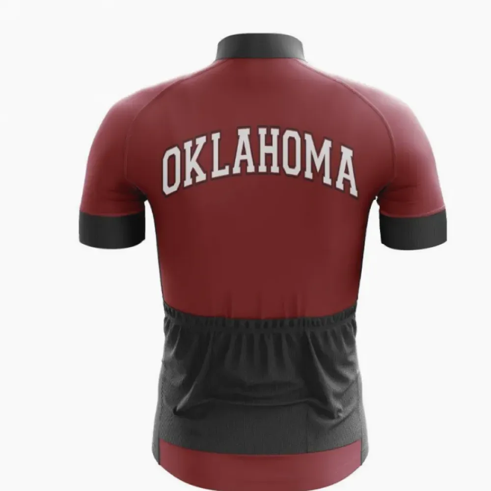 Oklahoma Cyclistic Jersey Crimson/Gray