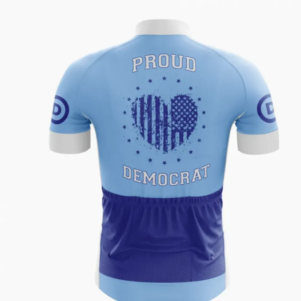 Proud Democrat Cycling Jersey / USA Patriotism!
